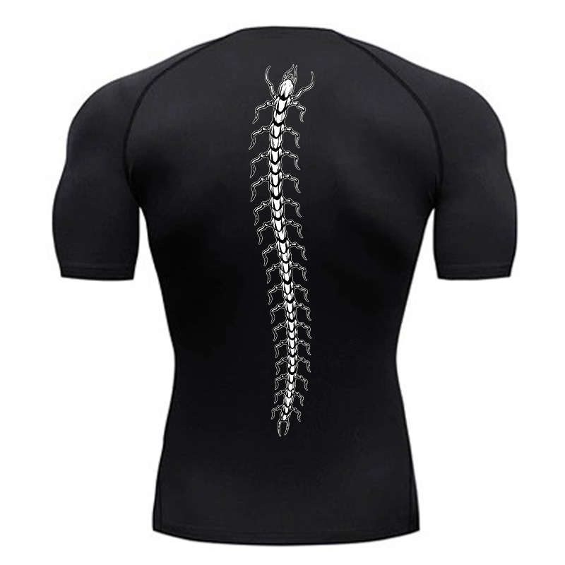 Base Layer Top - Camisas de compresión gráficas para hombres,