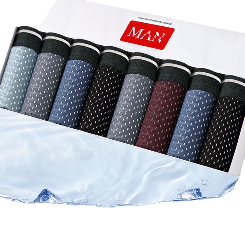Boxer Shorts Modal - 8 unids/lote de bragas para hombre,
