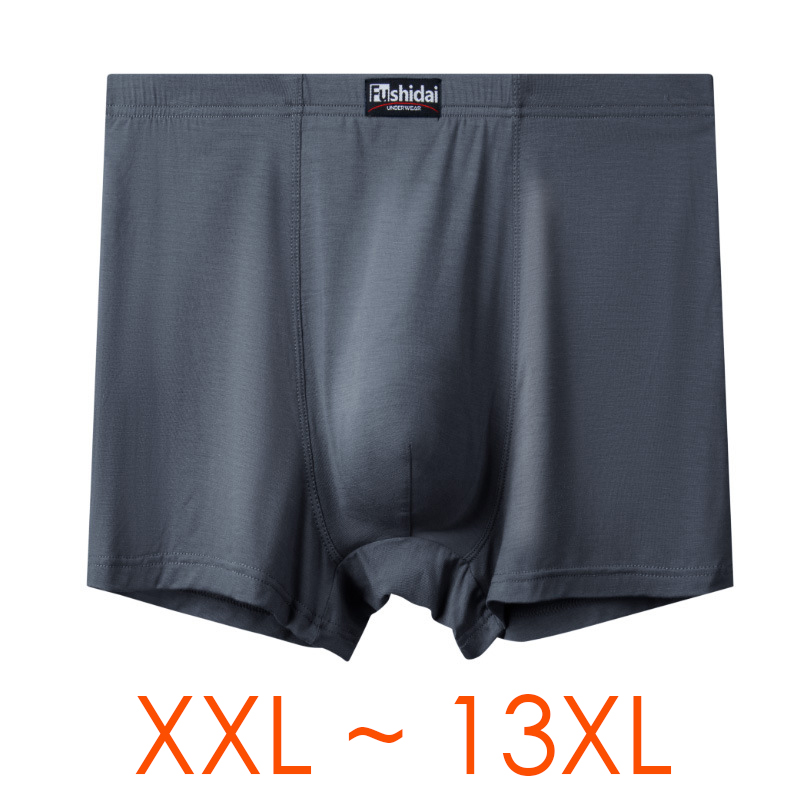 Boxer Shorts Modal - Bóxer de talla grande para hombre,