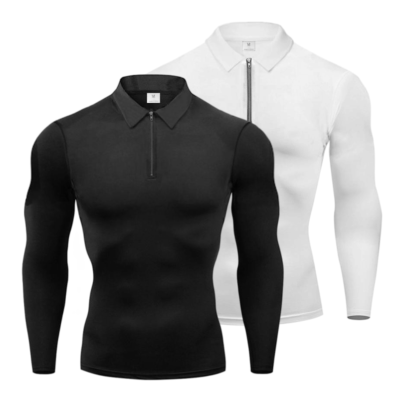 T Shirt Tight Fit - Polos de ejercicio de entrenamiento de