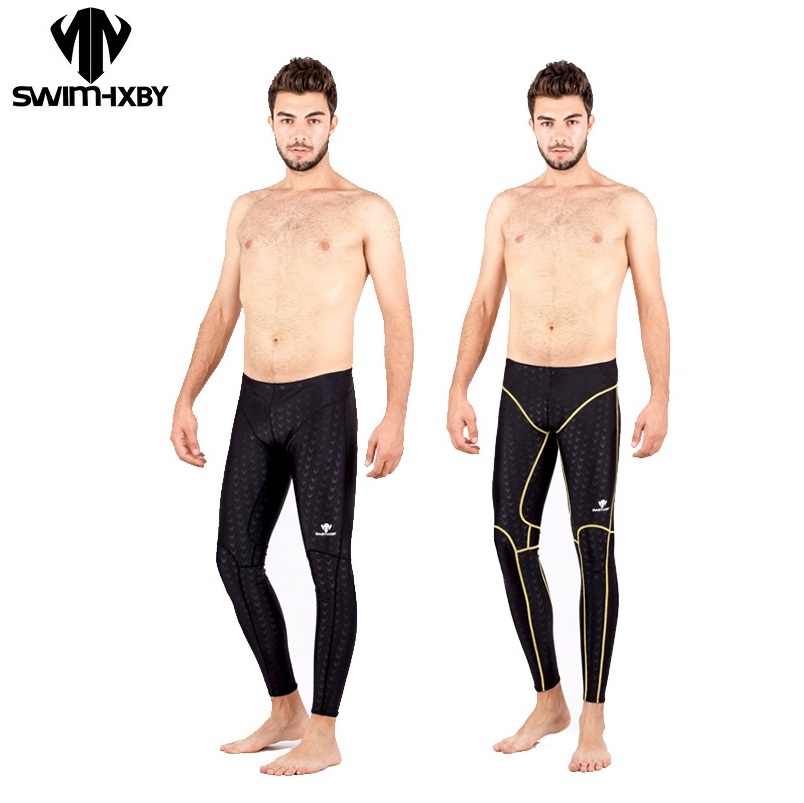 Long Leg Trunk Men - Jammer de natación de piel de