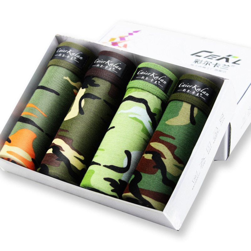 Multi Pack Underwear - Bóxer de camuflaje para Hombre, ropa