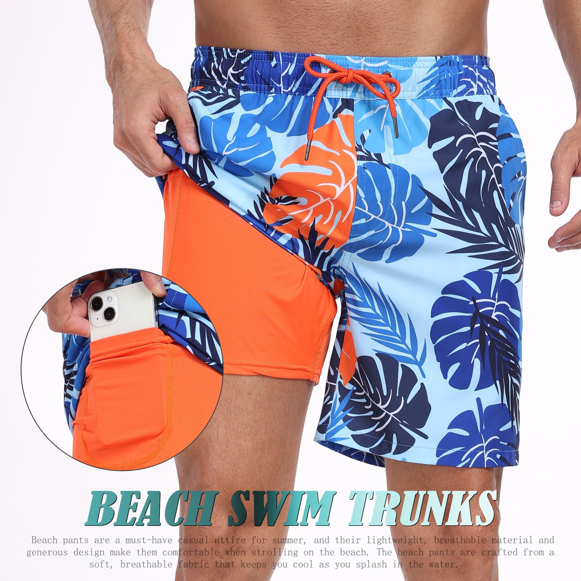 Pantalones Cortos de Playa 2 e - Long Leg Trunk Men reseña y precio