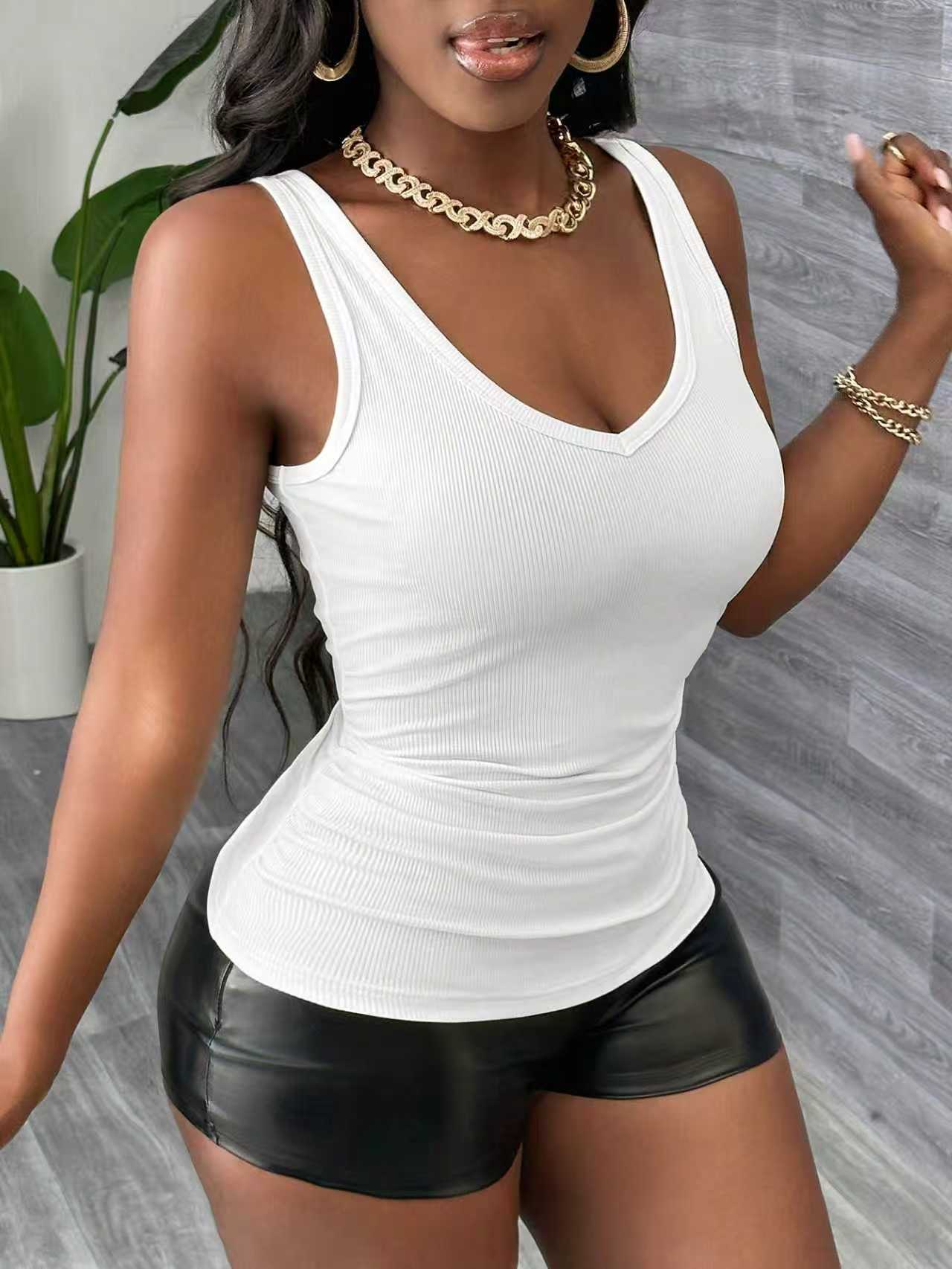 Conjunto de 3 piezas de talla  - Tank Top Ribbed reseña y precio