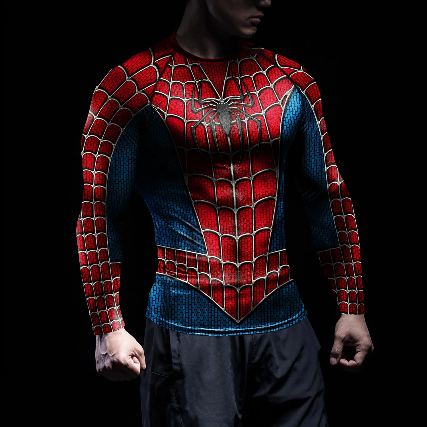 Camiseta con Estampado de Arañ - T Shirt Tight Fit reseña y precio