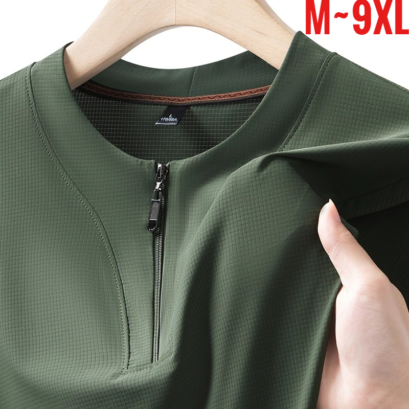 Camiseta Henley de seda helada - T Shirt Tight Fit reseña y precio