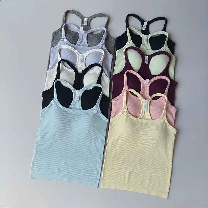 Camisola de Yoga de verano par - Tank Top Ribbed reseña y precio