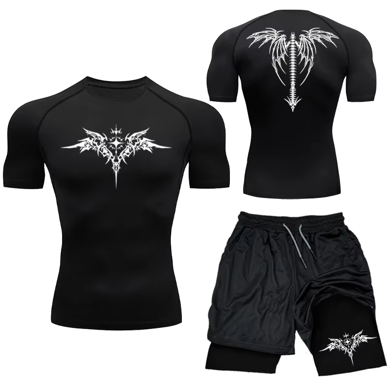 Nuevo conjunto deportivo de co - Compression Shorts Athletes reseña y precio