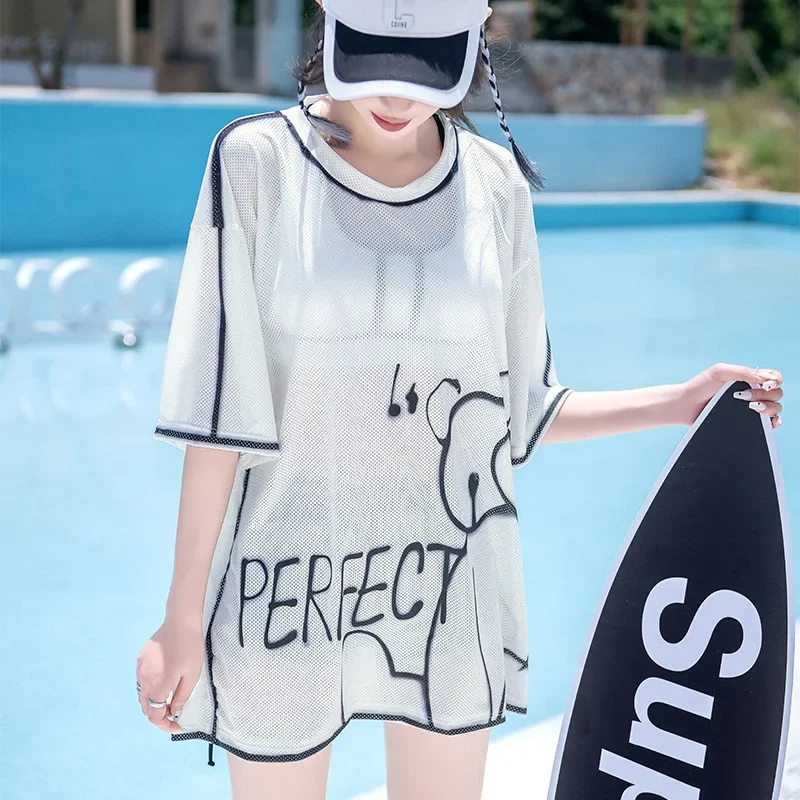 Traje de baño dividido para mu - Mesh Sport Boxer reseña y precio